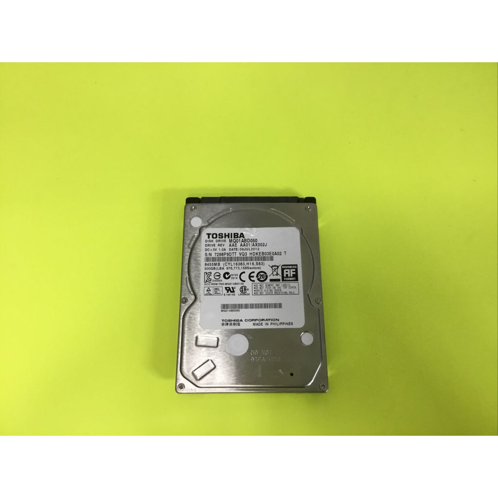 Toshiba MQ01ABD050 2.5" 500GB SATA Laptop Hard Drive Jul 2012
