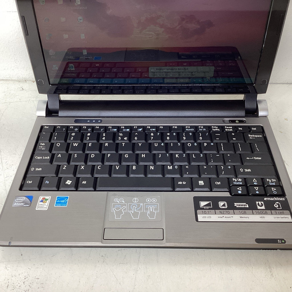 Emachines M250-1915 10.1" Laptop Intel Atom N270 1GB RAM 160GB HDD