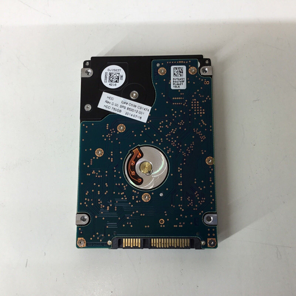 HGST HTS541075A9E680 0J34282 750GB 5400RPM SATA 6.0Gb/s HDD - For Parts