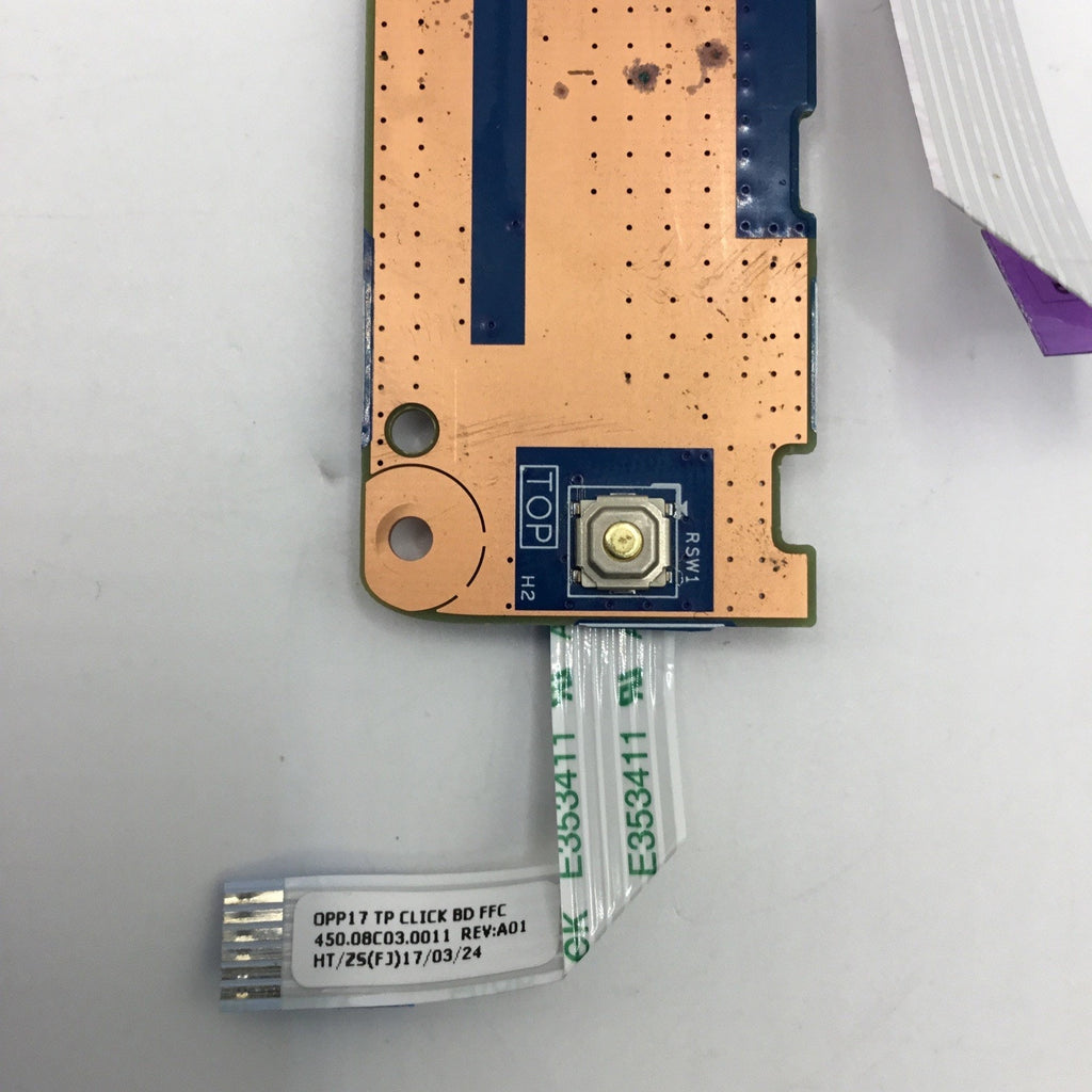 GENUINE HP PAVILION 17-X028CY TOUCHPAD CLICK BUTTON BOARD 858259-001 TESTED