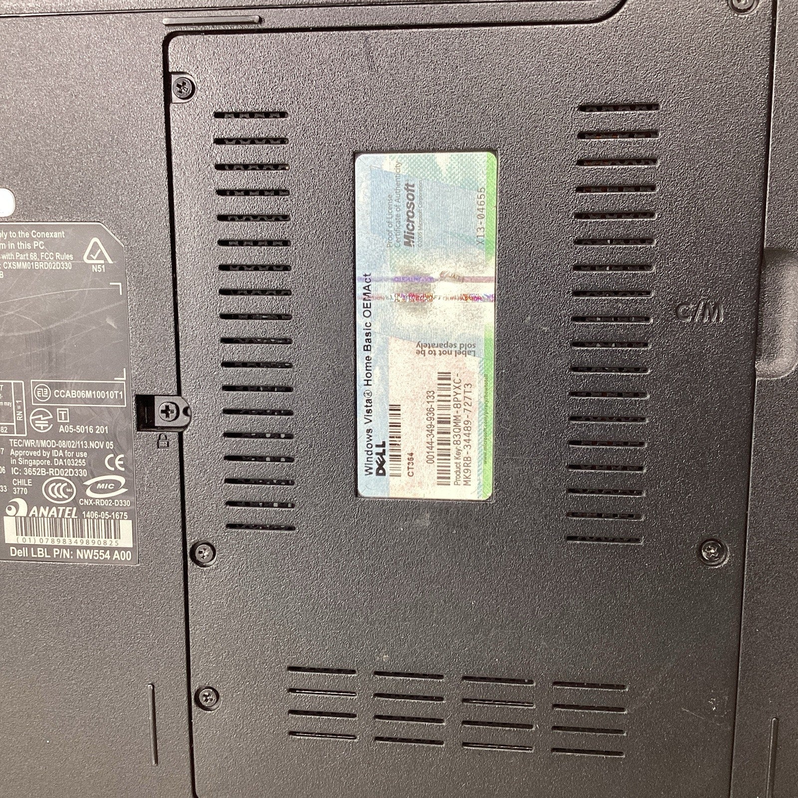 Dell Inspiron 1525 Laptop Intel Pentium Dual Core 3GB RAM No HDD - For Parts