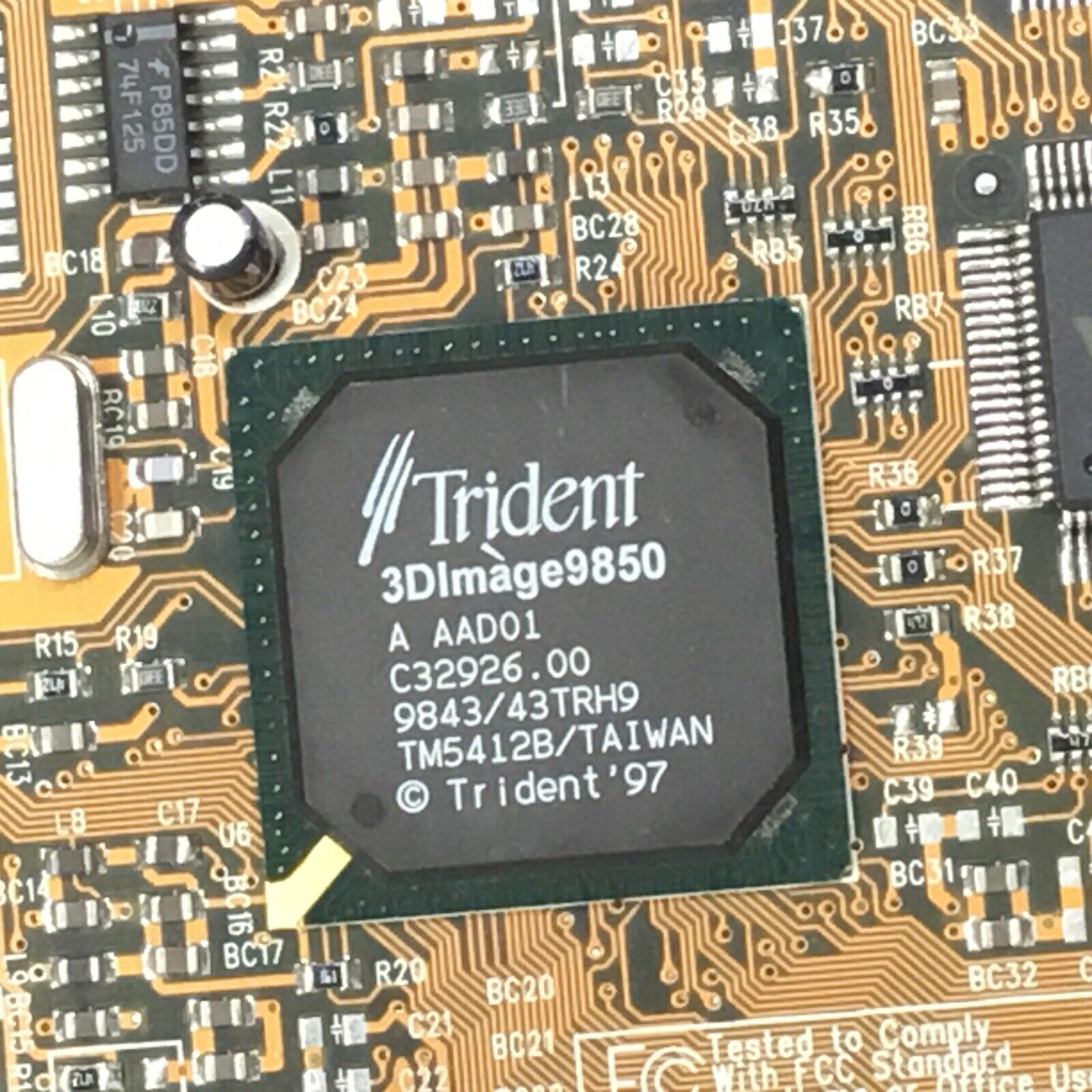 Trident AG210G 3DImage9850 AGP GPU Fastware
