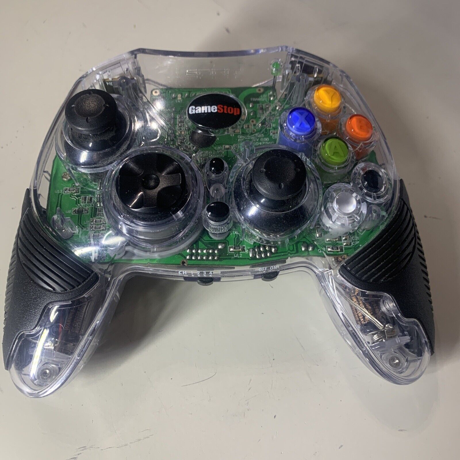 GameStop Spirit Xbox Wireless Transparent Controller - No Battery/Missing Dongle