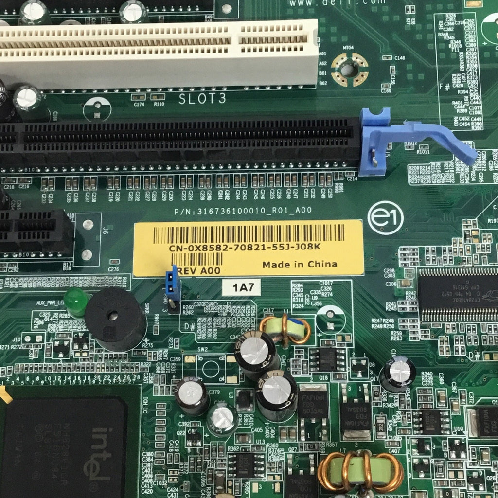 READ Dell Dimension 9100 Motherboard 0X8582 W/Intel Pentium 830 SL88S + 4GB RAM