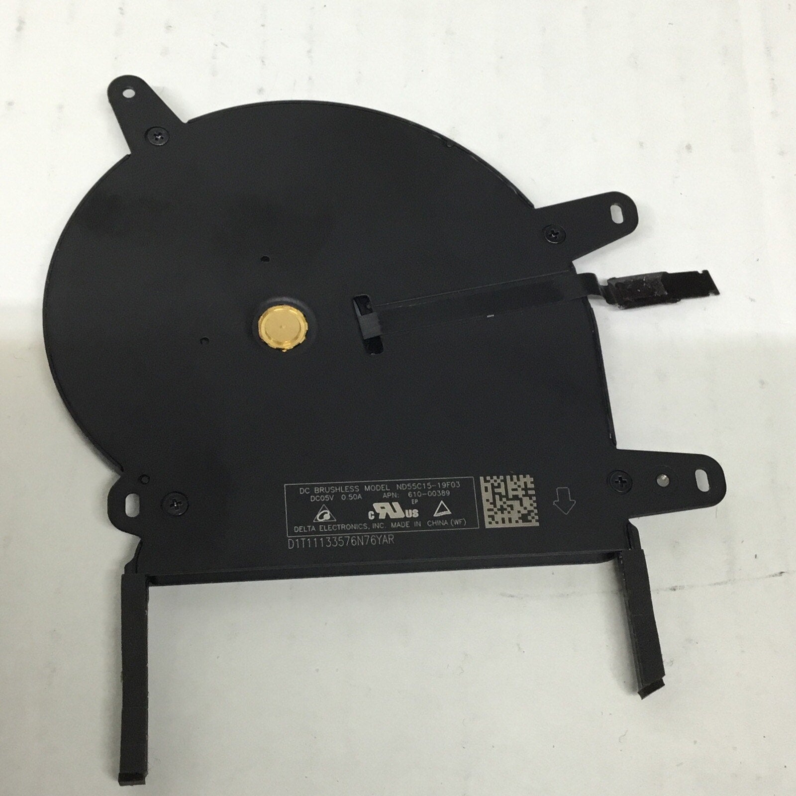 Apple MacBook Pro 13" A2338 A2289 CPU Cooling Fan ND55C15-19F03 610-00389