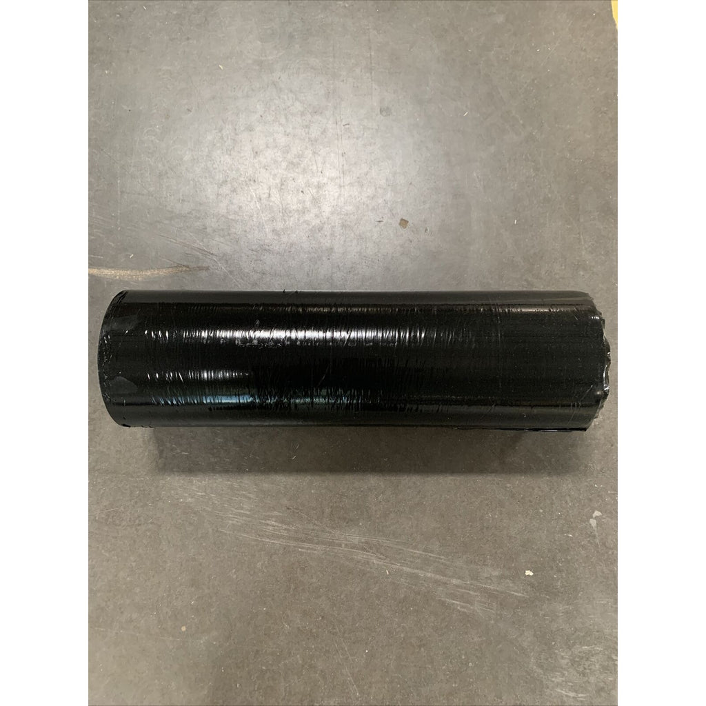 4-pack of 18" x 1500' 80 gauge Hand Film Stretch Wrap - Black