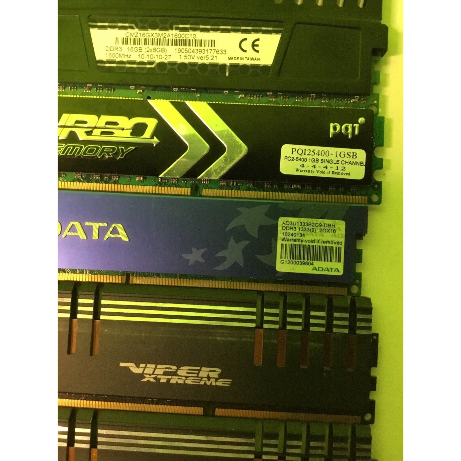 Desktop Gaming Memory Lot