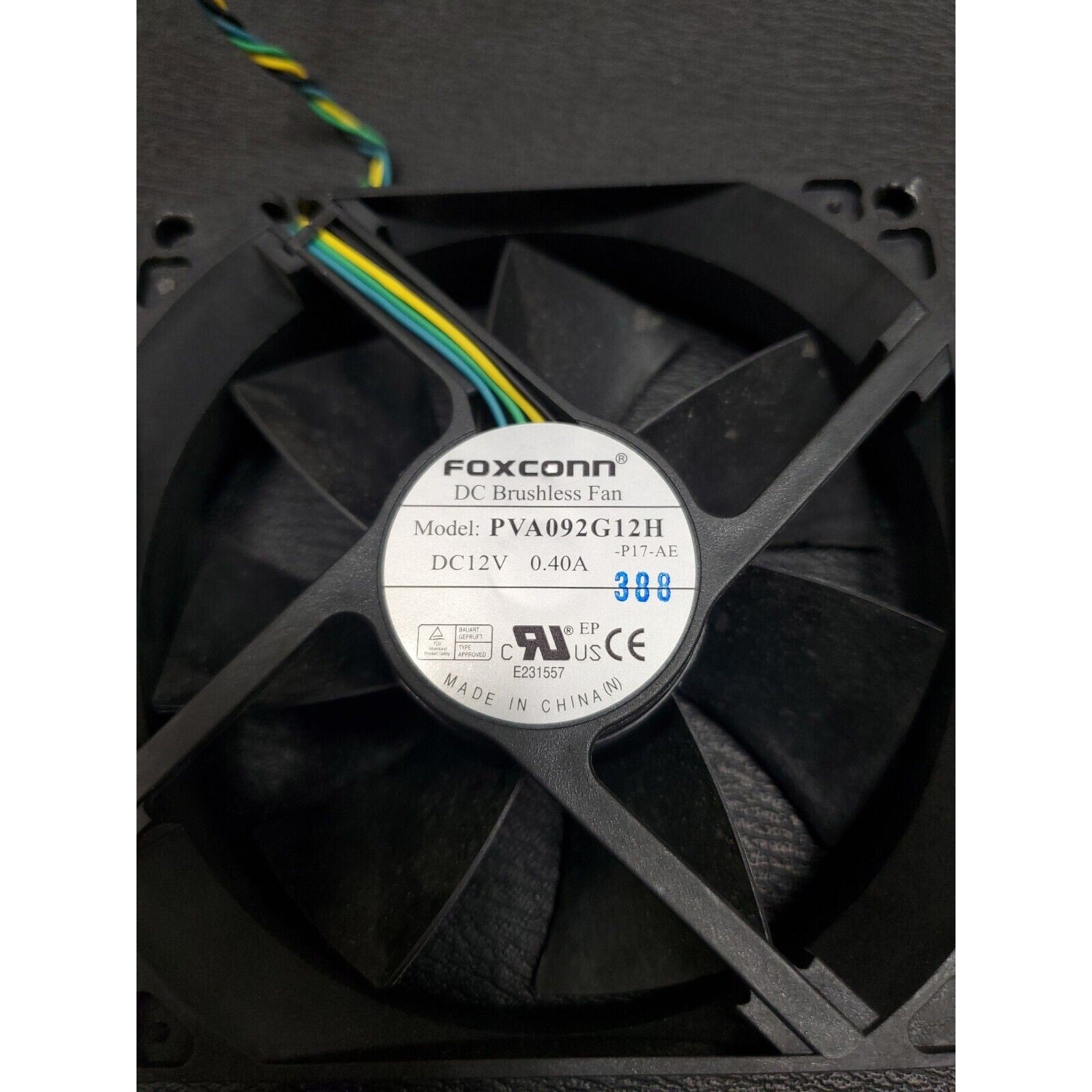 Foxconn Dell PVA092G12H Fan 12V 0.40A 4Pin 90x 90 x 25mm