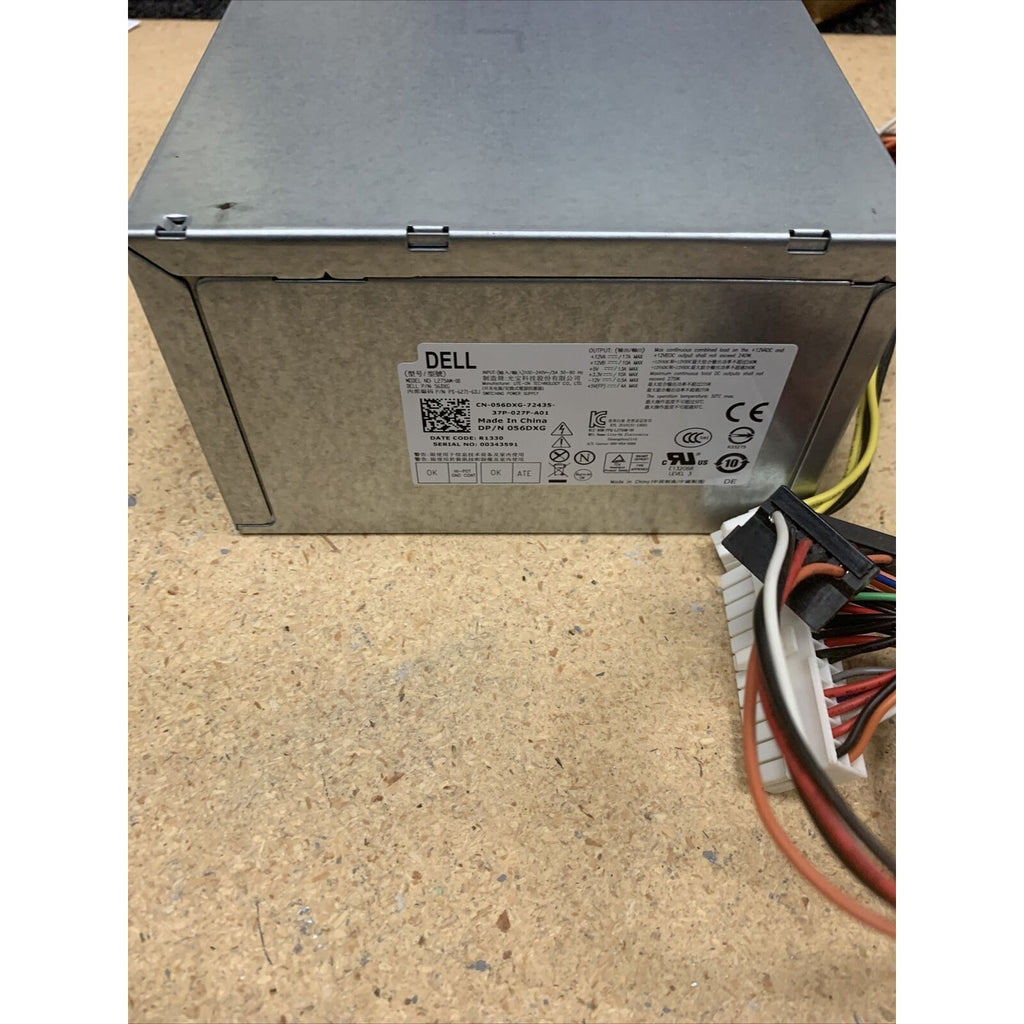 DELL 275W Power Supply Optiplex 390 790 990 3010 7010 9010 D3PMV 56DXG CF5W6