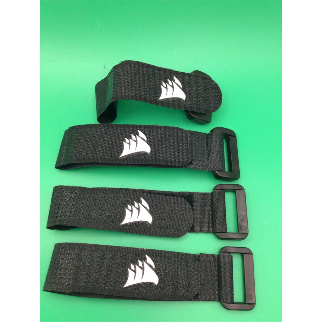 Lot of 4 Corsair RapidRoute Hook Loop Cable Management Ties