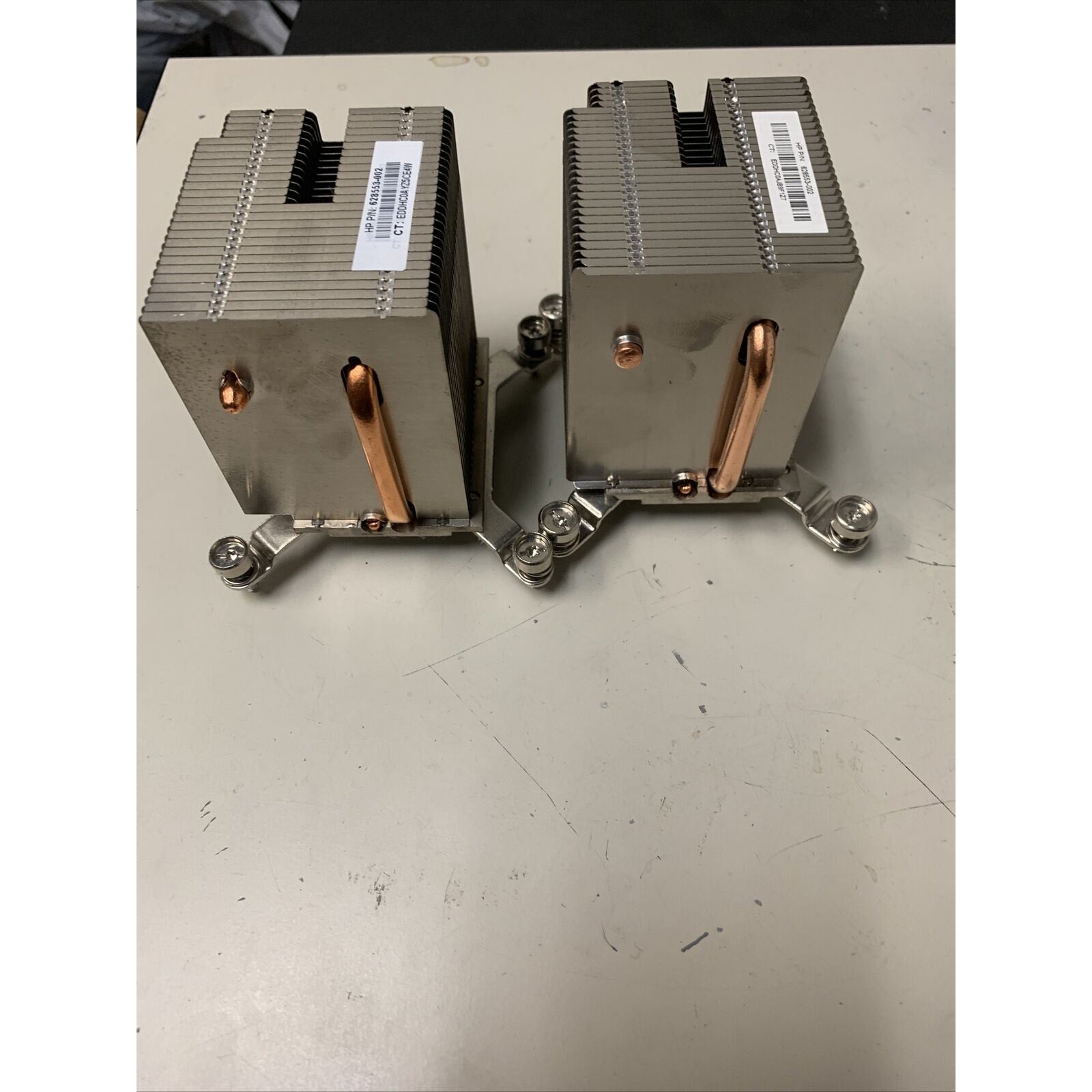 Lot of 2 - HP Compaq 6300 Pro SFF Desktop LGA1155 CPU Heatsink - 628553-002