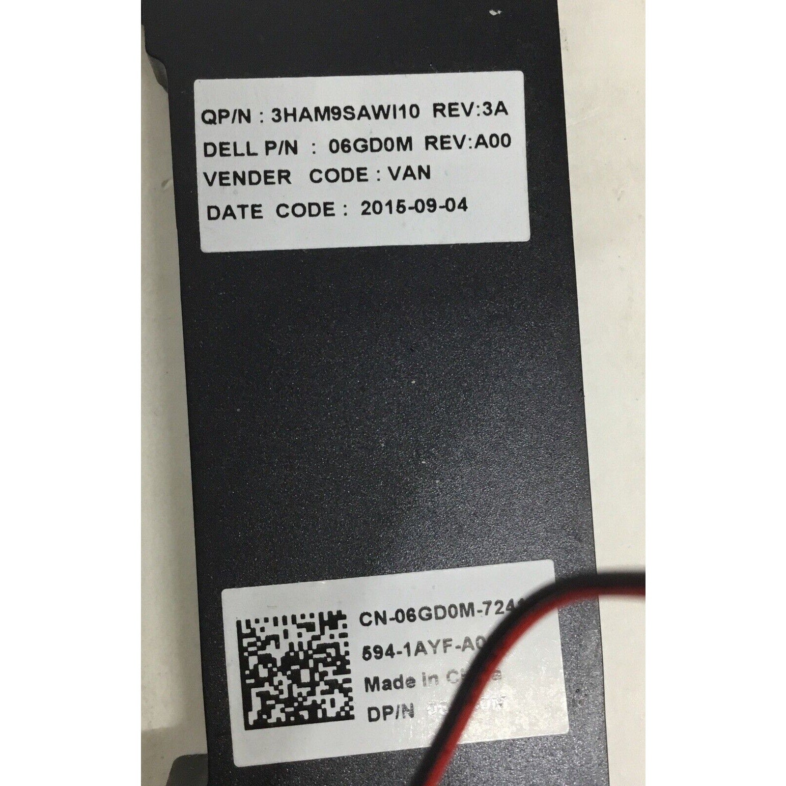 OEM Dell Inspiron 15 7000 7559 Laptop Subwoofer Speaker 6GD0M 06GD0M CN-06GD0M