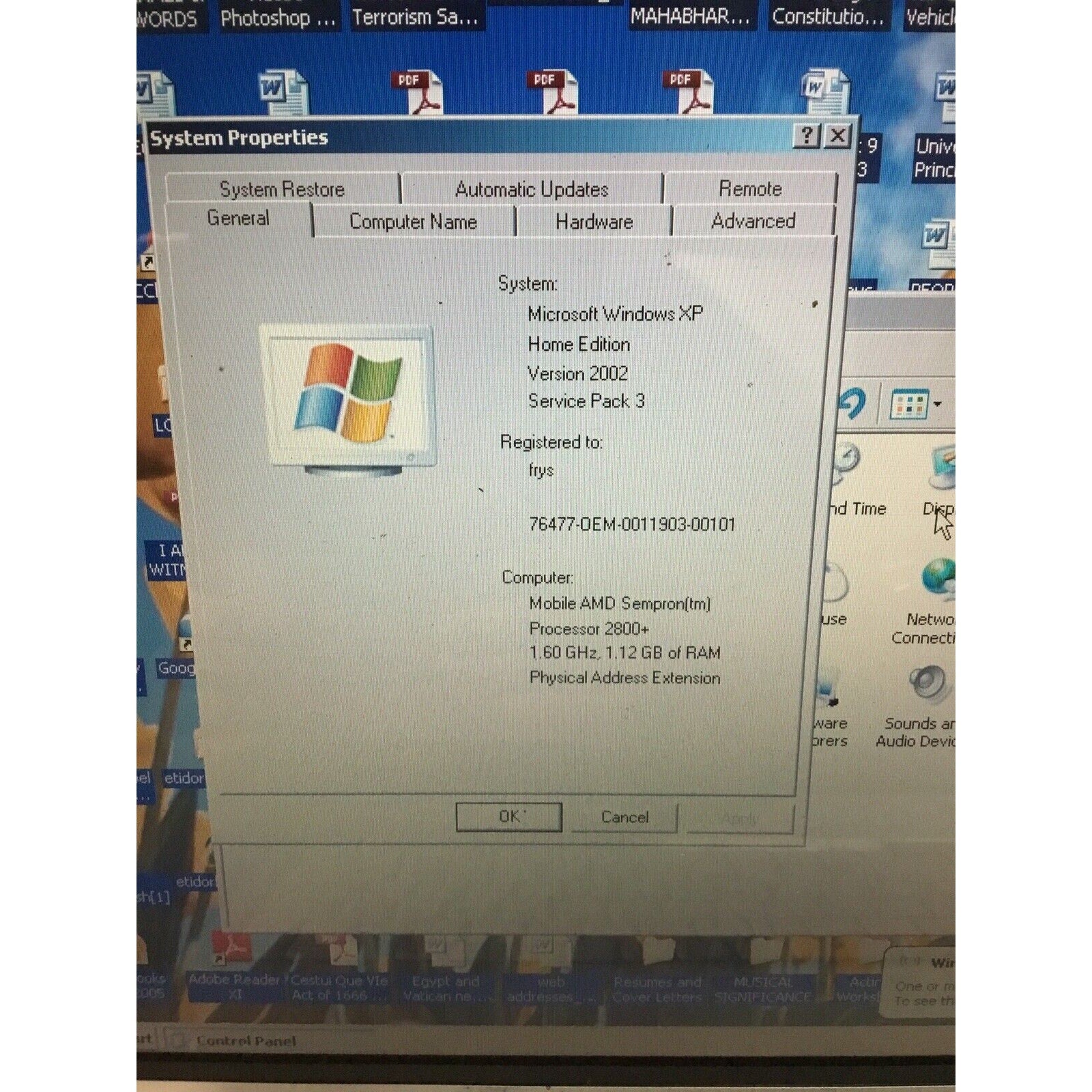 VINTAGE GAMING LAPTOP COMPAQ PRESARIO M2000 FOR PARTS or REPAIR