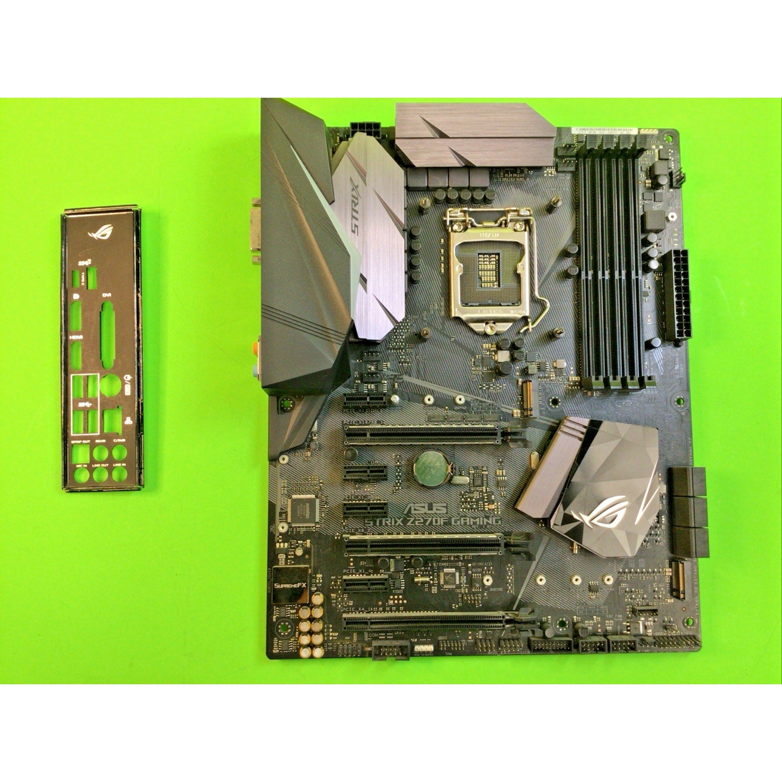 ASUS ROG STRIX Z270F GAMING Socket 1151 HDMI DVI-D DisplayPort Motherboard