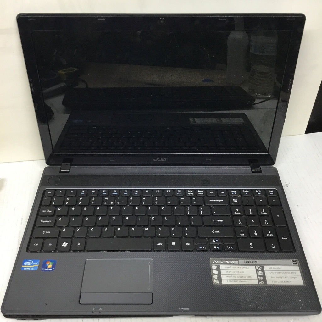 Acer Aspire 5749-6607 Core i5-2450M 4GB Ram No HDD For Parts READ DESC