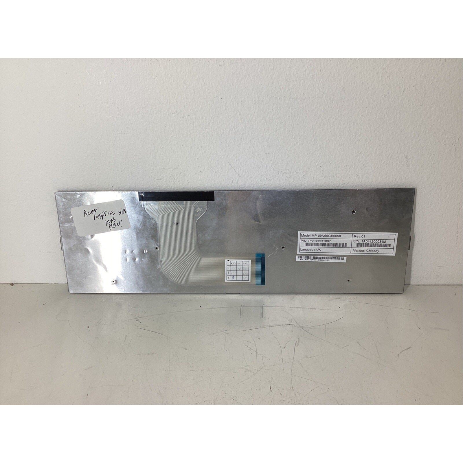 Acer Aspire 3115 Silver Laptop Keyboard MP-09N66GB6698 PK130C31007