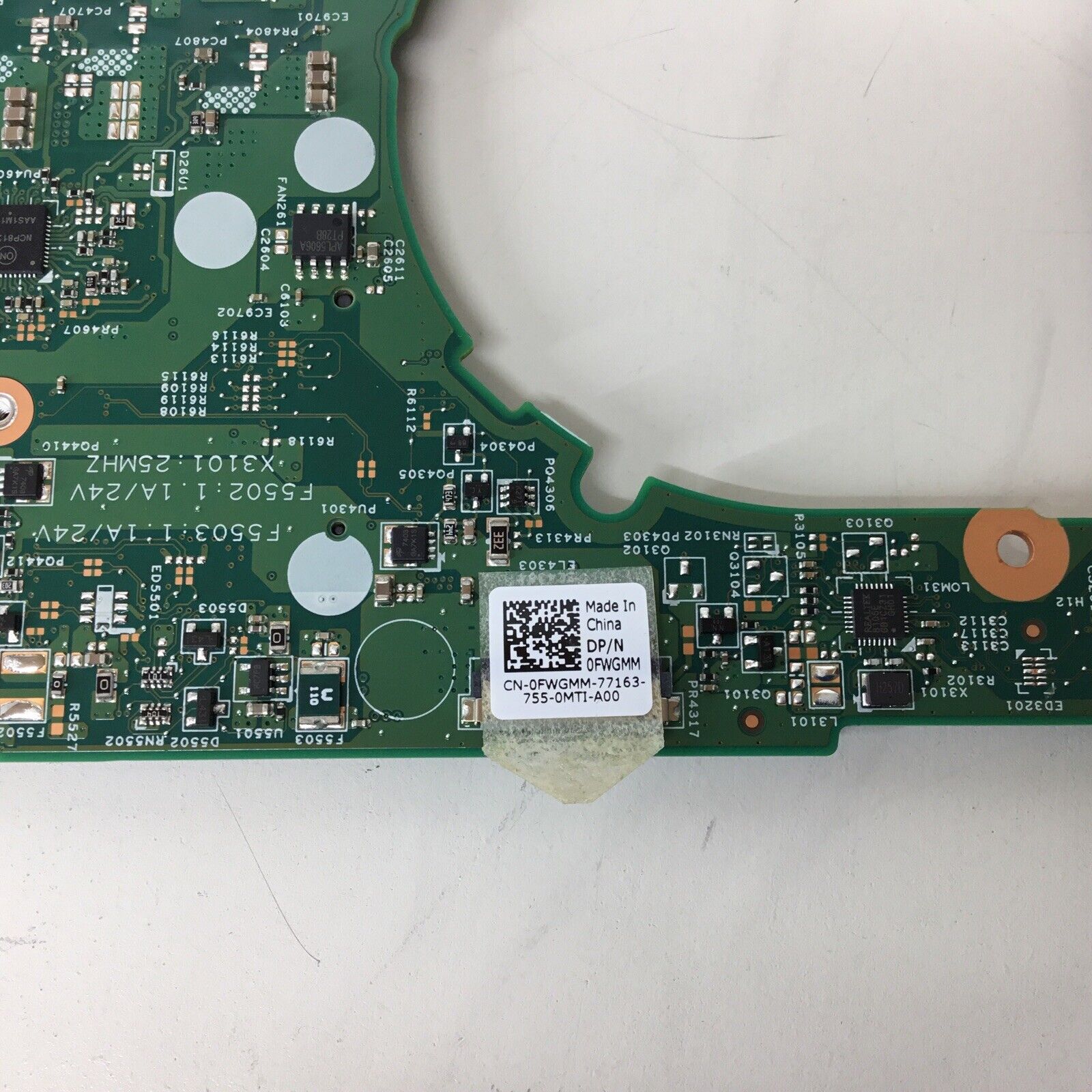 Dell 15341-1 Laptop Motherboard w/ Heatsink 02T1W1 - For Parts