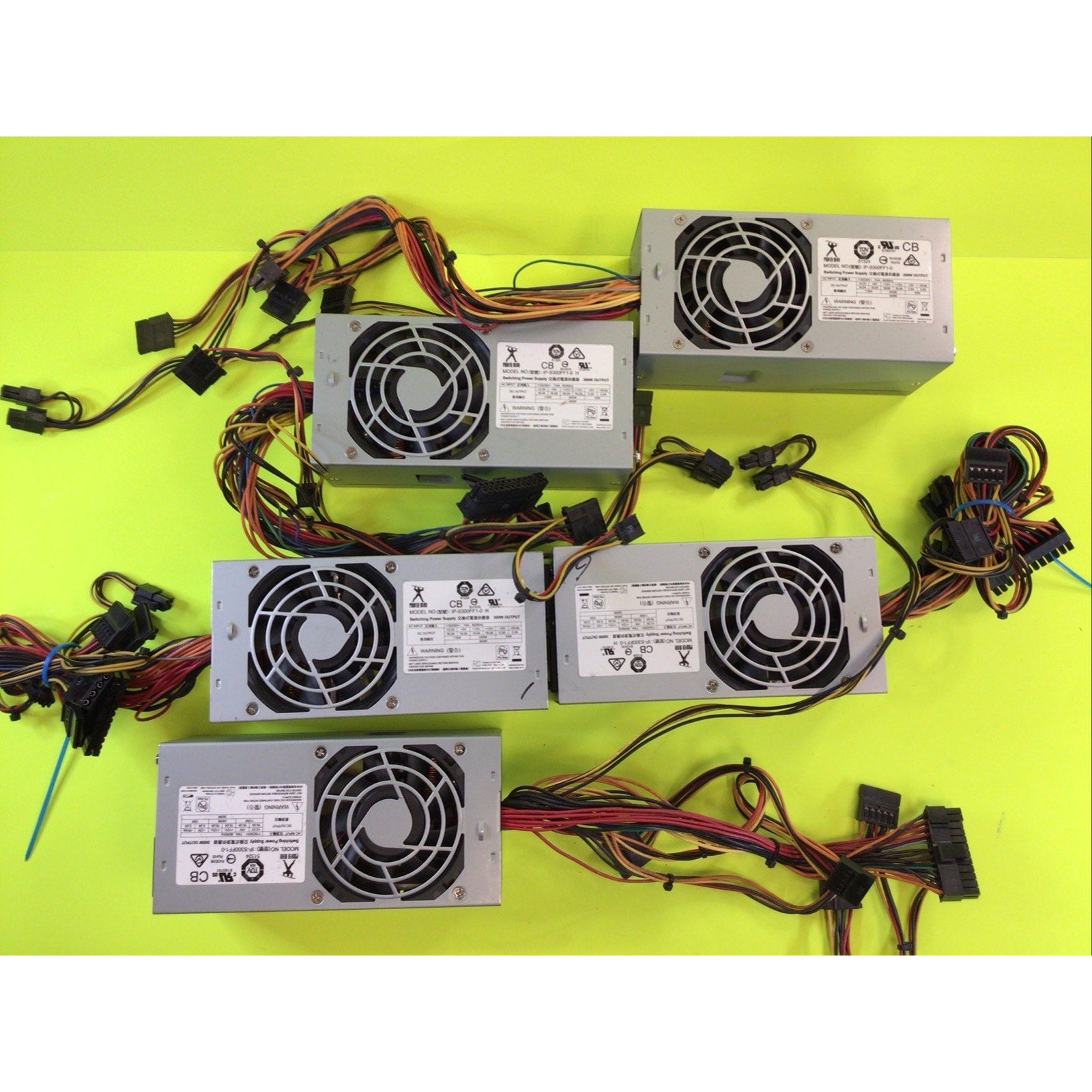 Lot of 5x Power Man IP-S300FF1-0 H 300Watt Power Supply Unit FOR PARTS