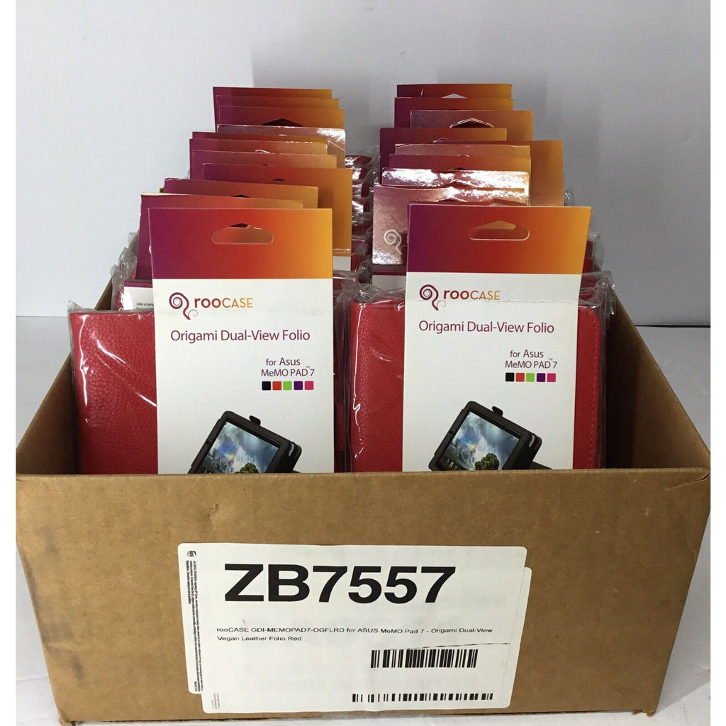 Lot Of 22 - RooCase Origami Dual-View Folio for Asus MeMo PAD 7