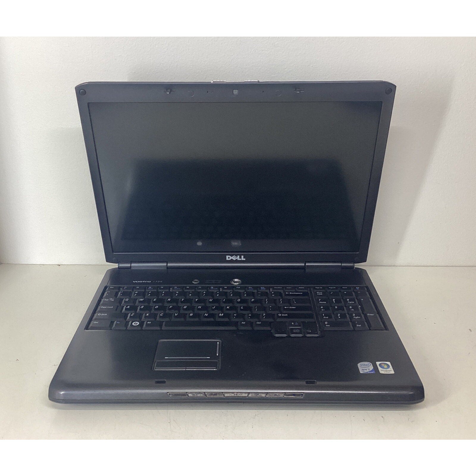 17” Dell Vostro 1700 PP22X Laptop 1 GB RAM No HDD Intel Core 2 Duo - For Parts