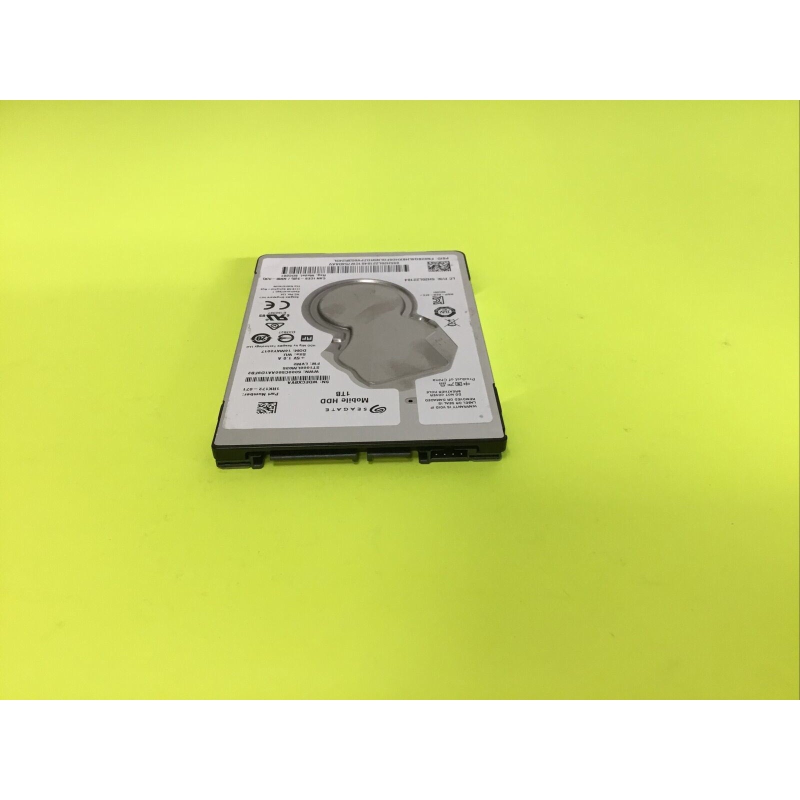 Seagate Mobile HDD 1TB ST1000LM035 1RK172-071 2.5" SATA 5H20L22184 Drive