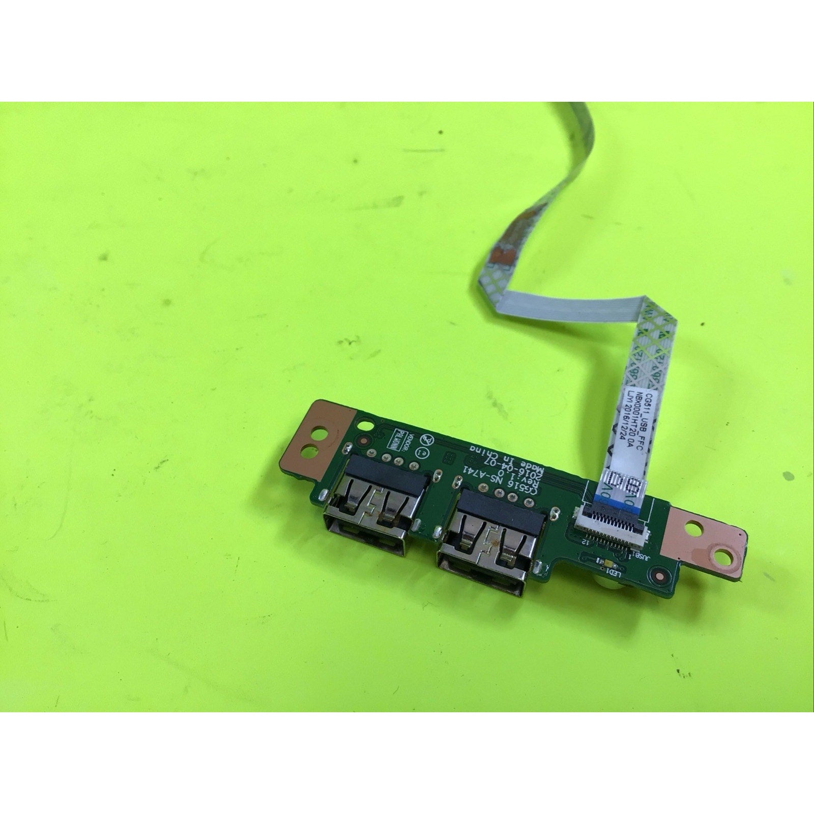 Lenovo Ideapad 310-15ABR USB Port I/O Board w/Cable NS-A741