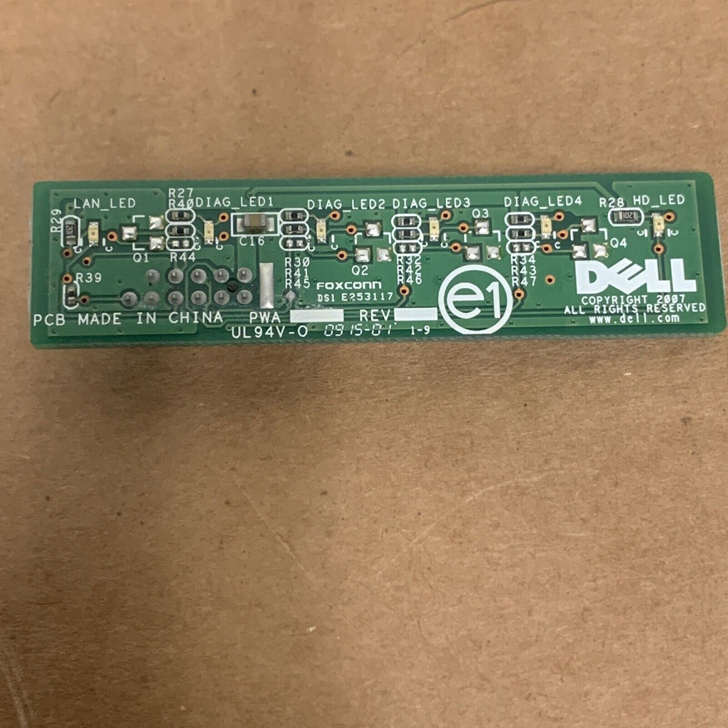 Genuine Dell Optiplex 755 760 LED Control Board YN033 0YN033 PWB HU389 Rev A00