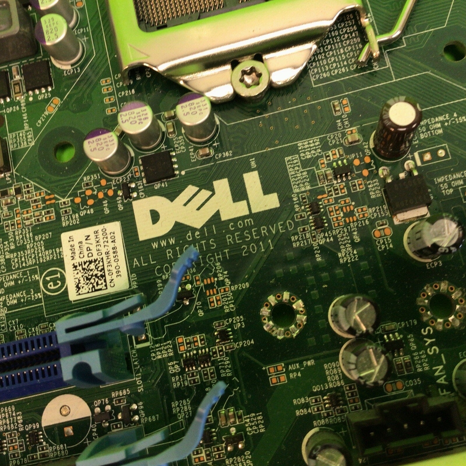 Dell OptiPlex 9010 SFF Motherboard 0F3KHR LGA1155