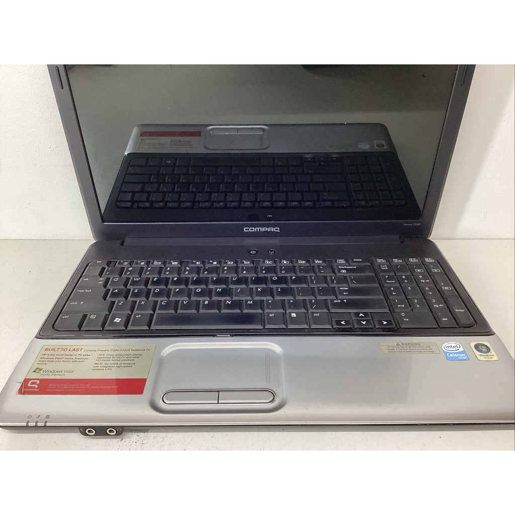 HP 15.6" Compaq Presario CQ60-410US Intel Celeron 2GB RAM 160GB HDD - For Parts