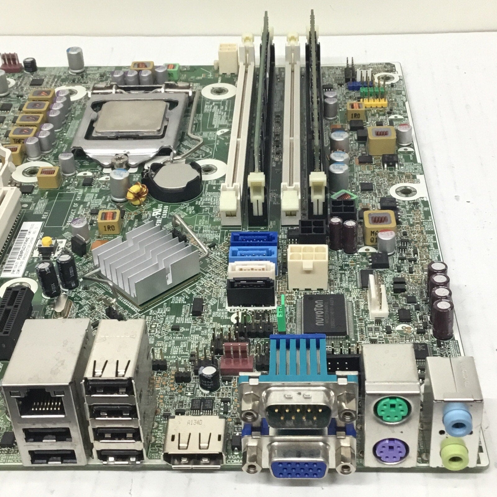 HP Elite Motherboard LGA1155 611793-002 i5-2400 8GB Ram No IO Shield