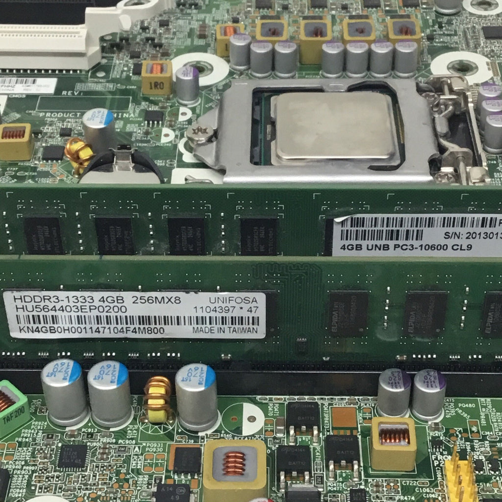 HP Elite Motherboard LGA1155 611793-002 i5-2400 8GB Ram No IO Shield