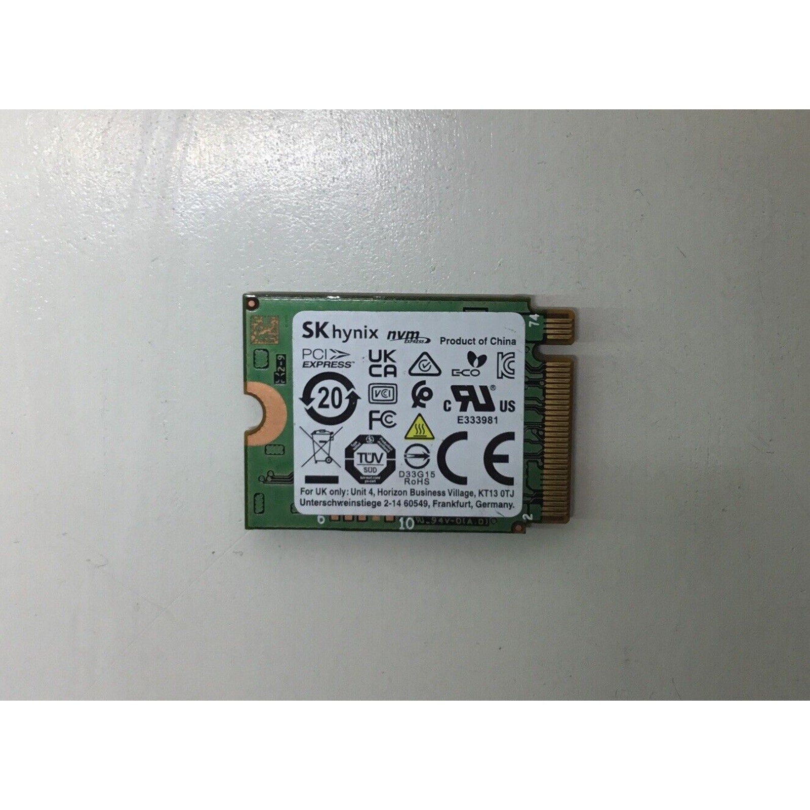 SK Hynix BC711 HFM256GD3GX013N 256GB NVMe 30mm Solid State Drive