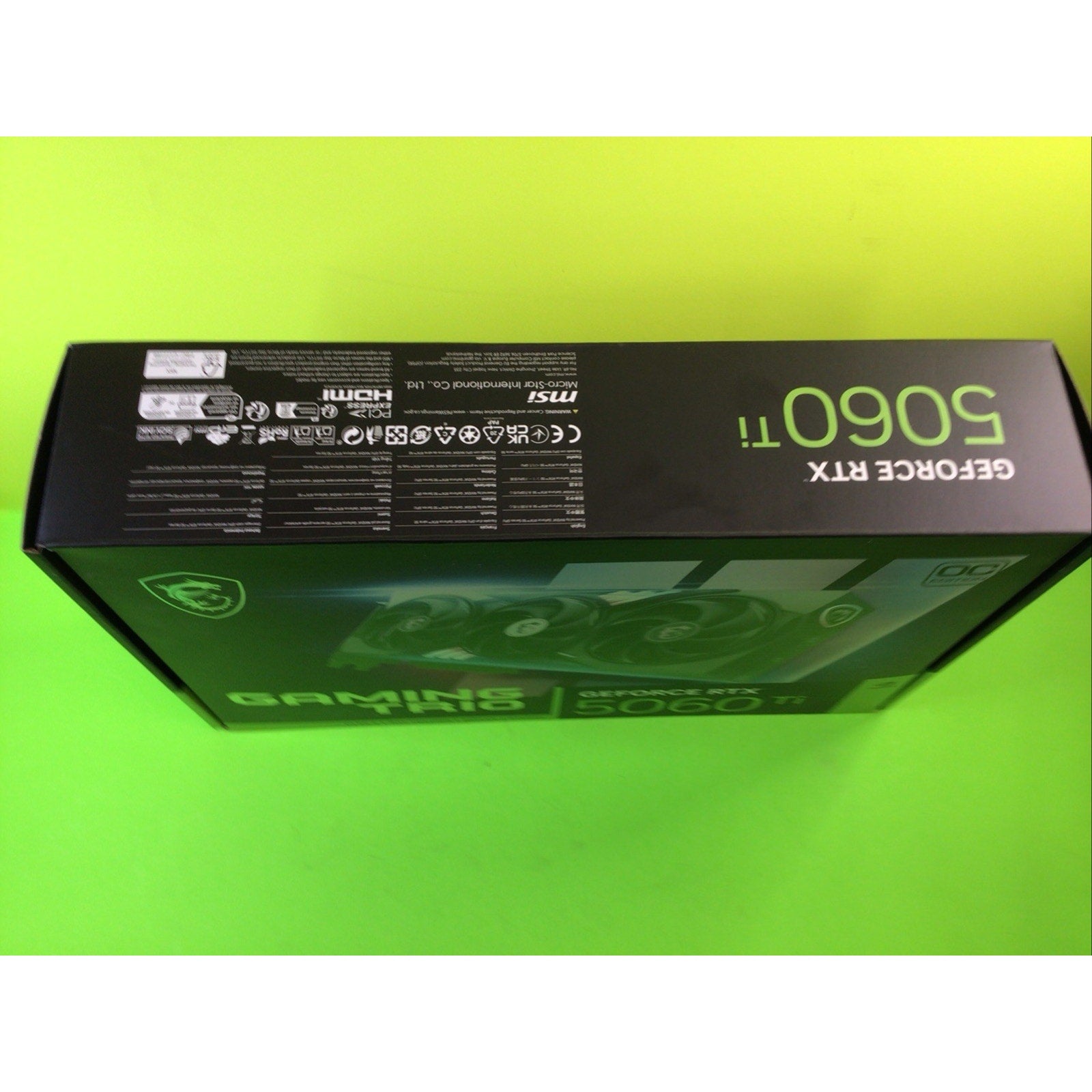 MSI RTX 5060 TI Gaming Trio Retail Box Only