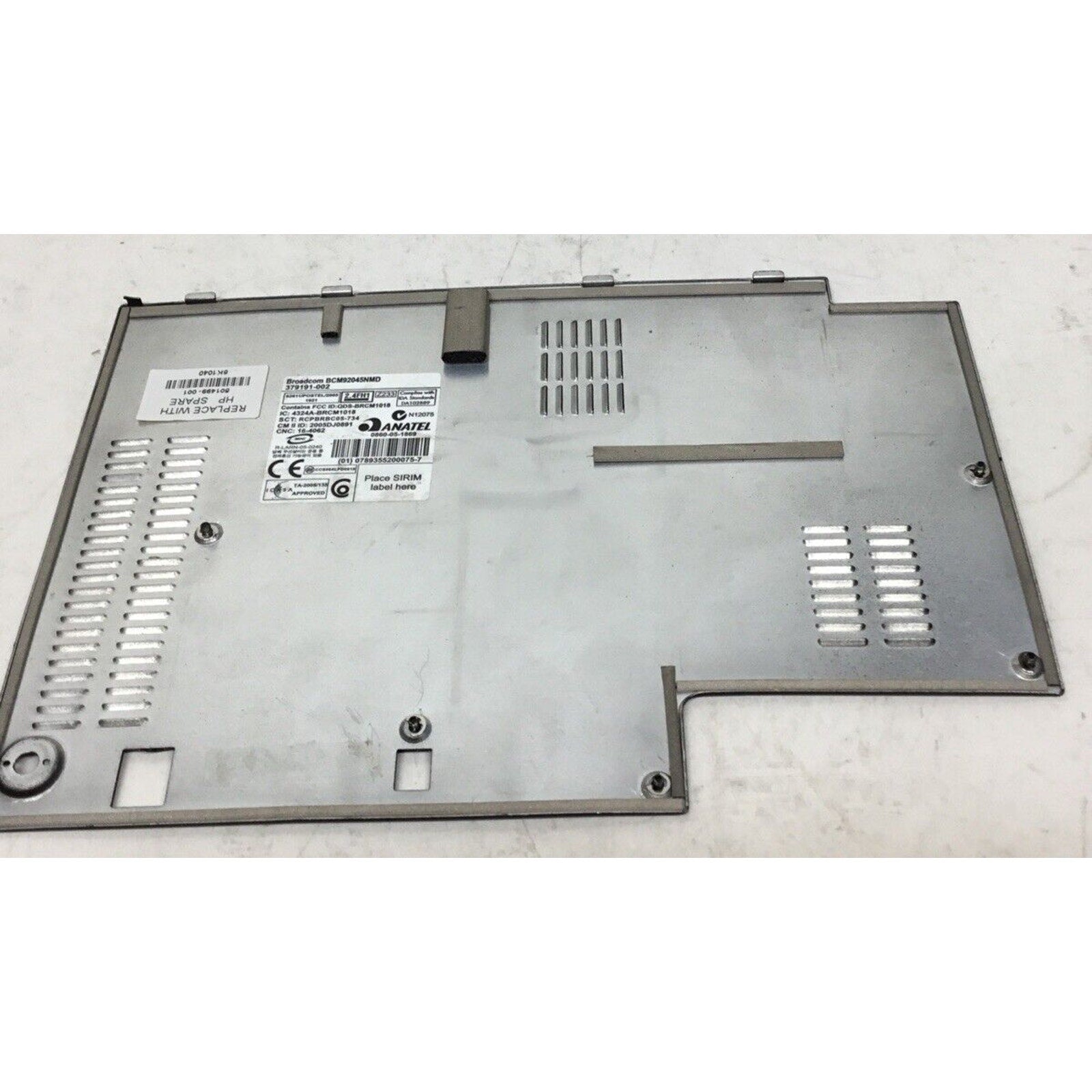 Cover bottom base for HP Elitebook 2730p - 501499-001