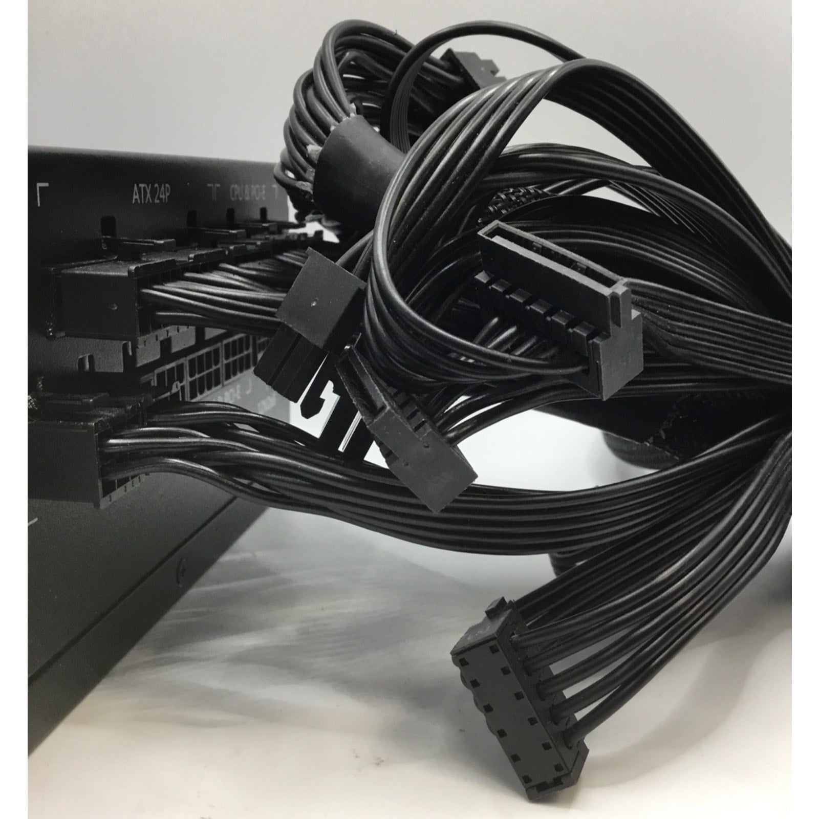 MSI MPG A1000G Pcie5 1000W 80 Plus Gold Power Supply - includes all cables shown