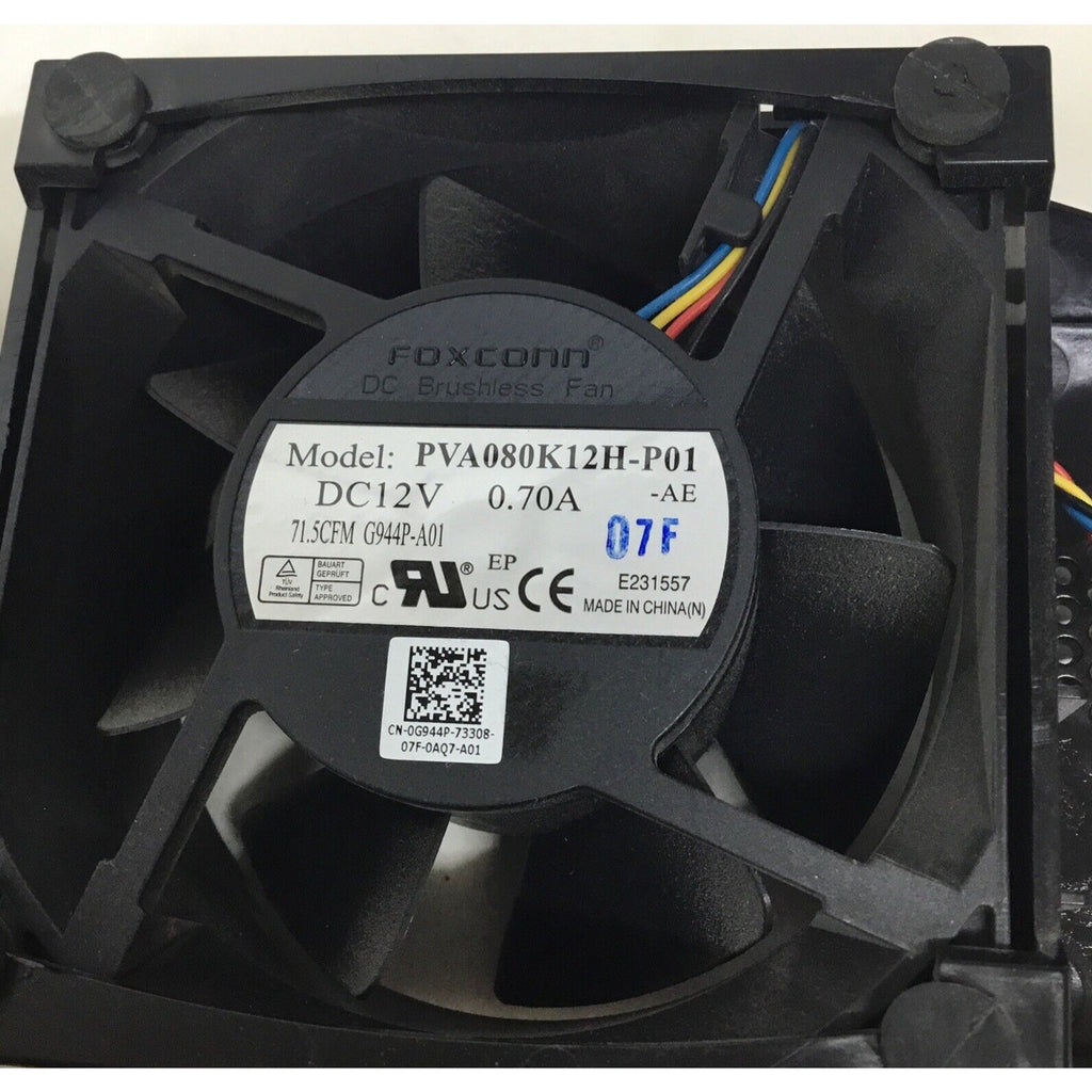 Lot of 2 Dell Optiplex 380 Foxconn / SUNON PVA080K12H-P01 MF80381V1-D000-M99 FAN