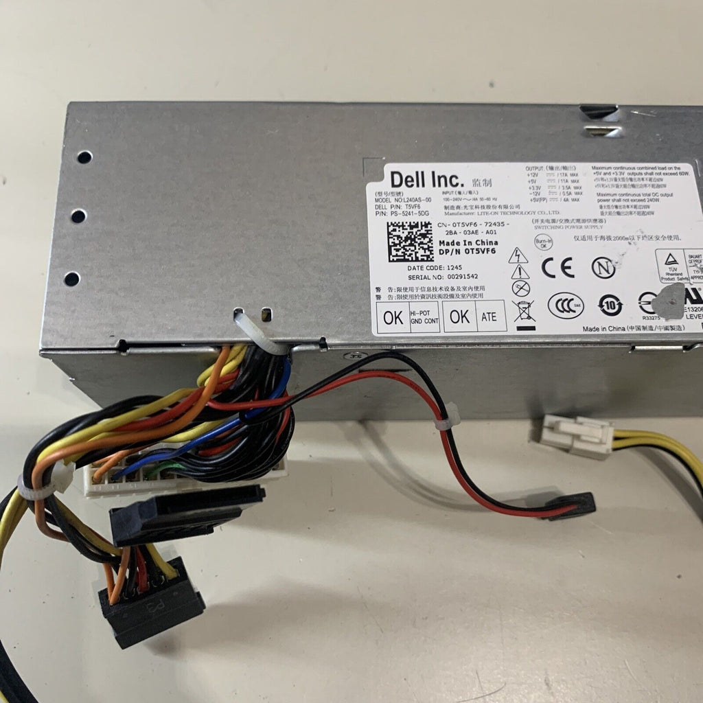 Dell OptiPlex SFF 390 790 990 9010 PSU 240W Power Supply L240AS-00 0T5VF6 0F79TD