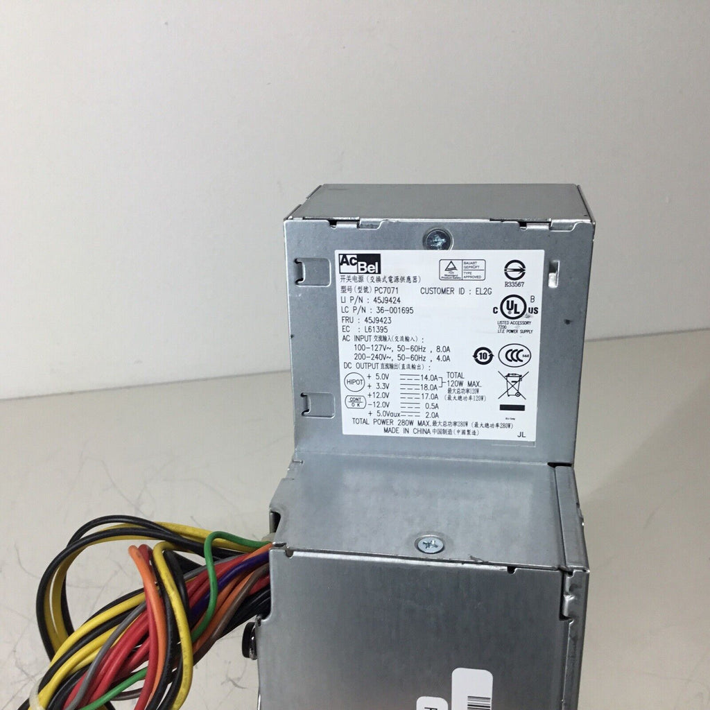 AcBel PC7071 280W PSU Power Supply Unit 4J9424 36-001695