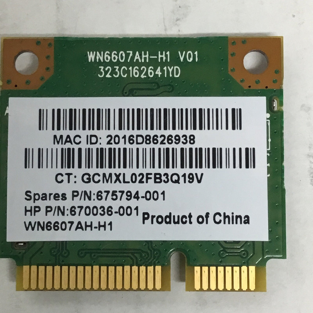 OEM HP Pavilion 23-G013W 2000-2C29WM Wifi Wireless Card 675794-001 670036-001
