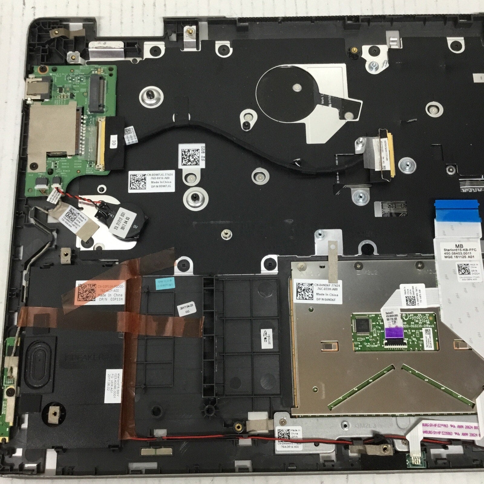 Dell Inspiron 15 7579 Palmrest Touchpad Backlit Keyboard FMN46 DW7JG