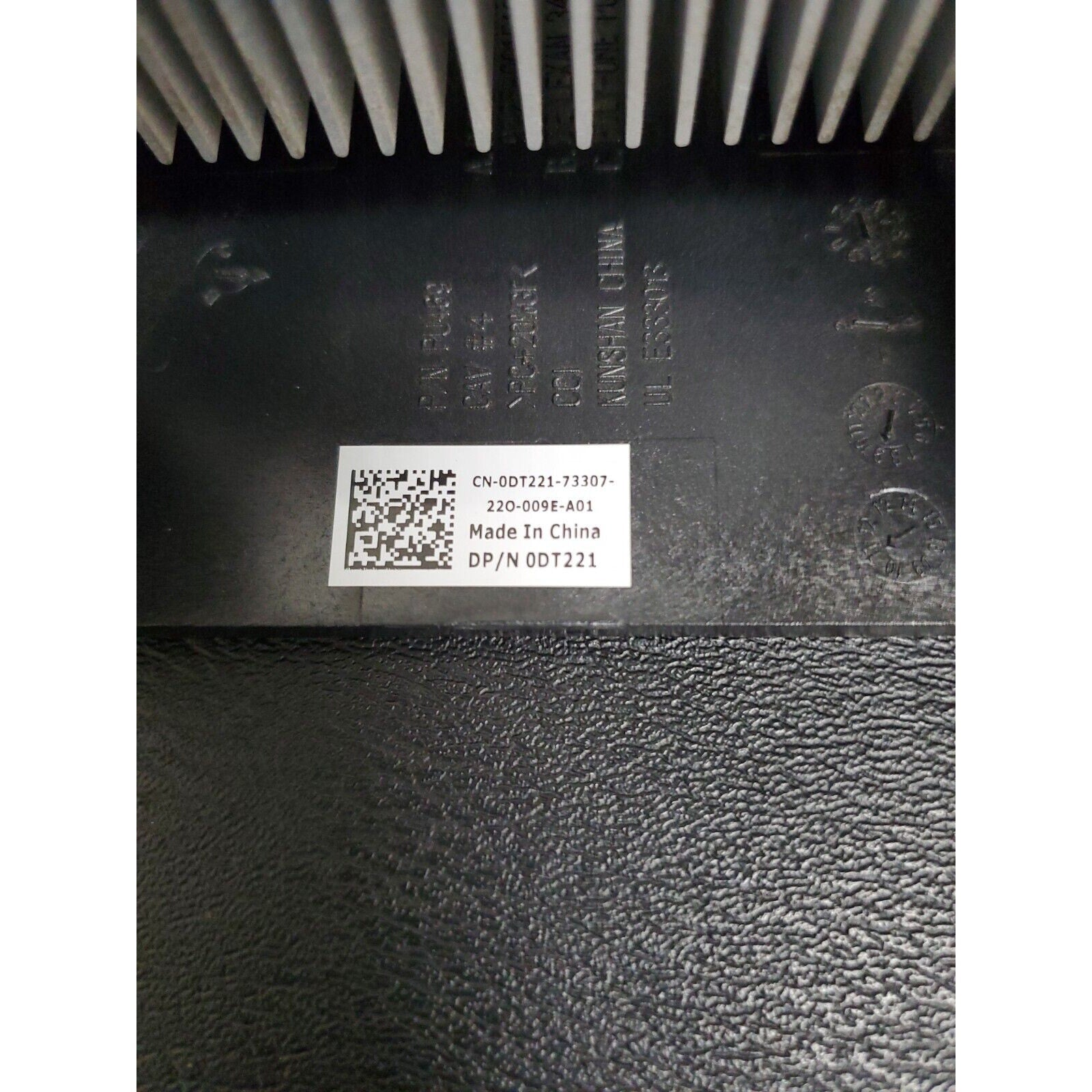 Dell DT221 Optiplex 740 CPU Proc Heatsink Shroud Assembly Dimension C521 0DT221