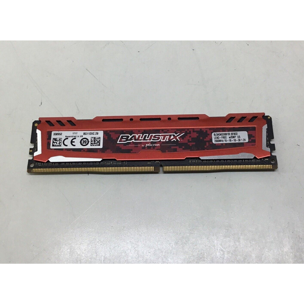 Ballistix 4GB DDR4 2666MHz Desktop RAM BLS8G4D26BFSE.8FBD2 Micron Sport