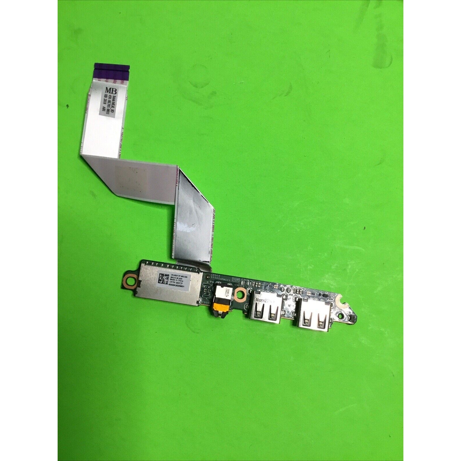 DELL G5 SE 5505 OEM USB Audio Card Reader Board w/ Cable 0XF2P 450.0K703.0011