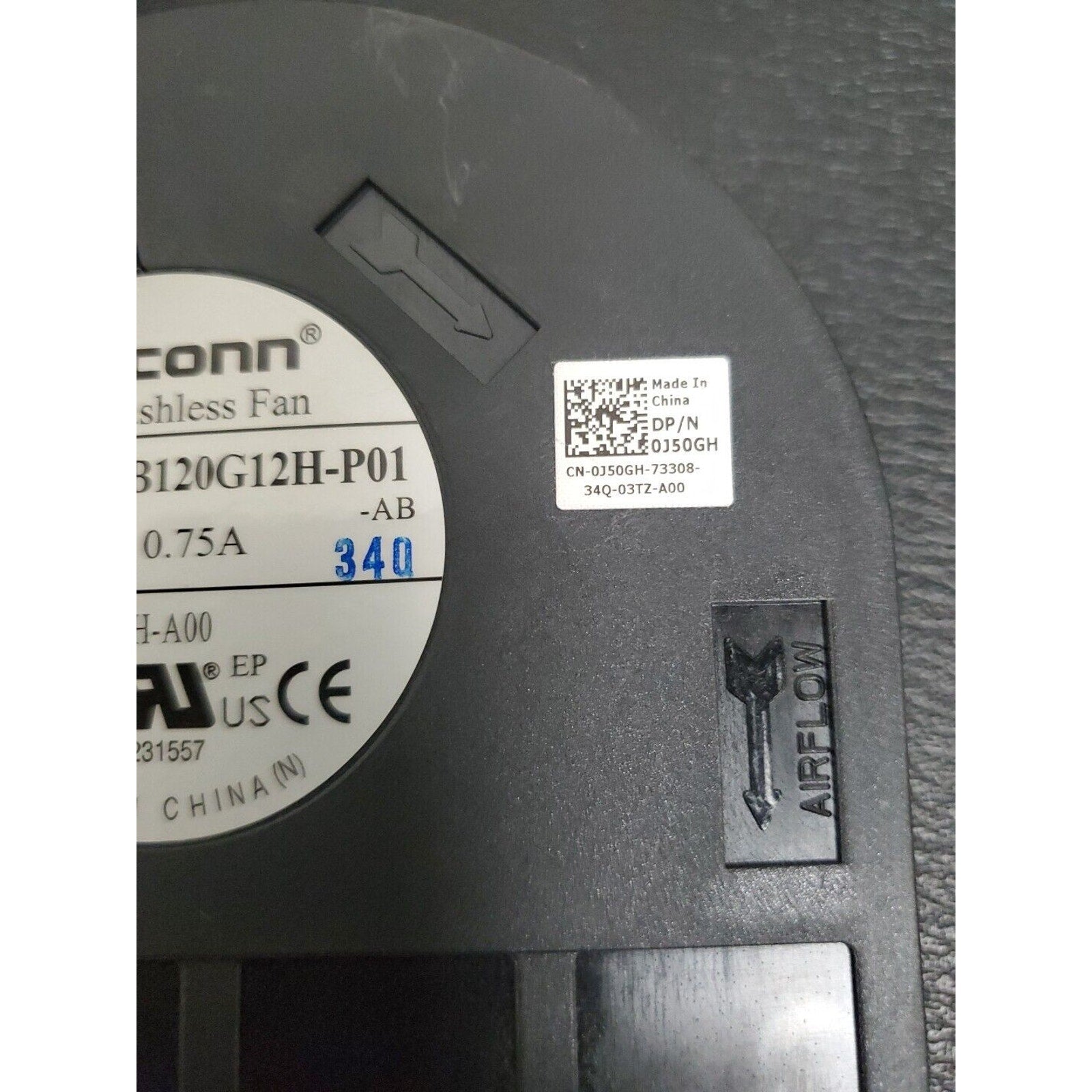 Foxconn PVB120G12H-P01 12V 0.75 4Wire For DELL OptiPlex 790 990 390 SFF CPU Fan