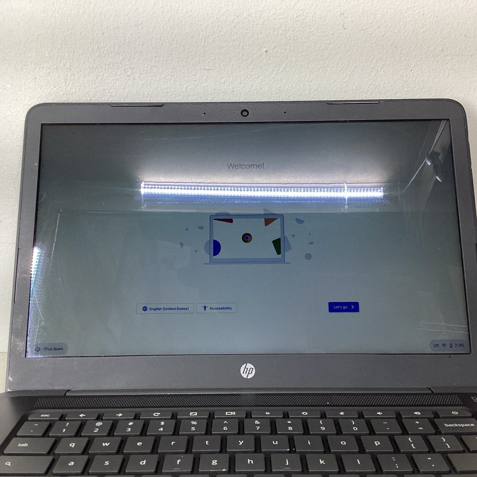 HP Chromebook 14-ca061dx 14" Chromebook Intel Celeron N3550 4GB RAM 32GB eMMC