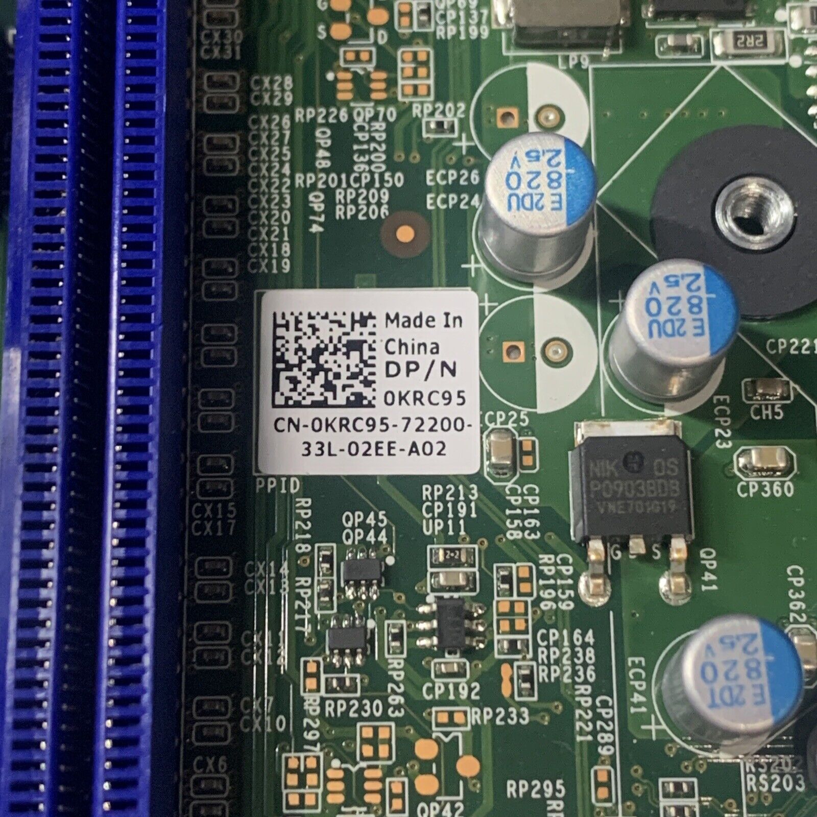 👍 DELL 0KRC95 MOTHERBOARD PCIe, SATA, MICRO ATX KRC95 US SELLER