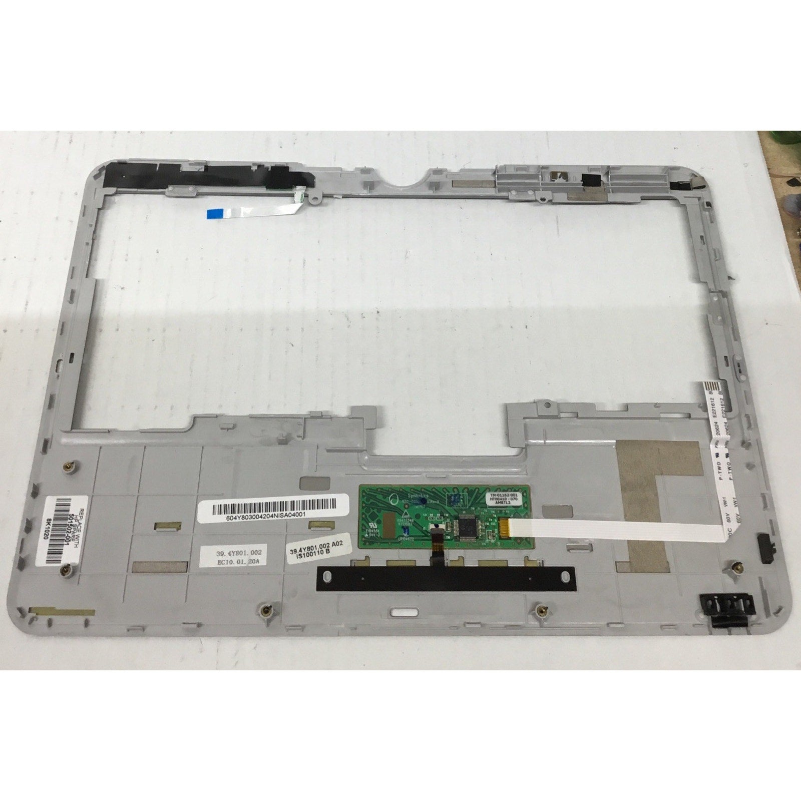 HP Elitebook 2730P Laptop Touchpad Palmrest Volume Board 501502-001