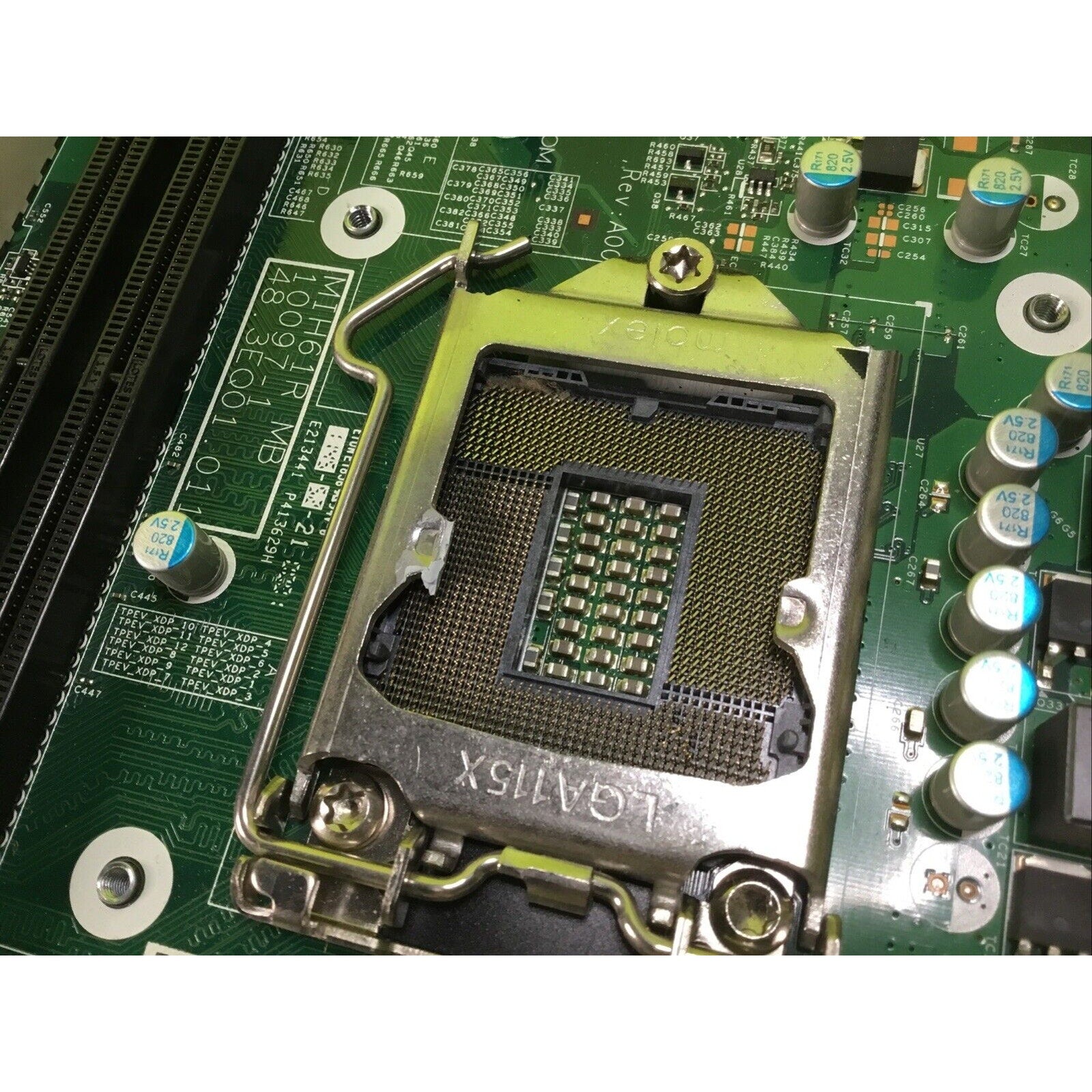 Lot of 2x MIH61R MB 10097-1 MicroATX uATX Motherboard FOR PARTS or REPAIR