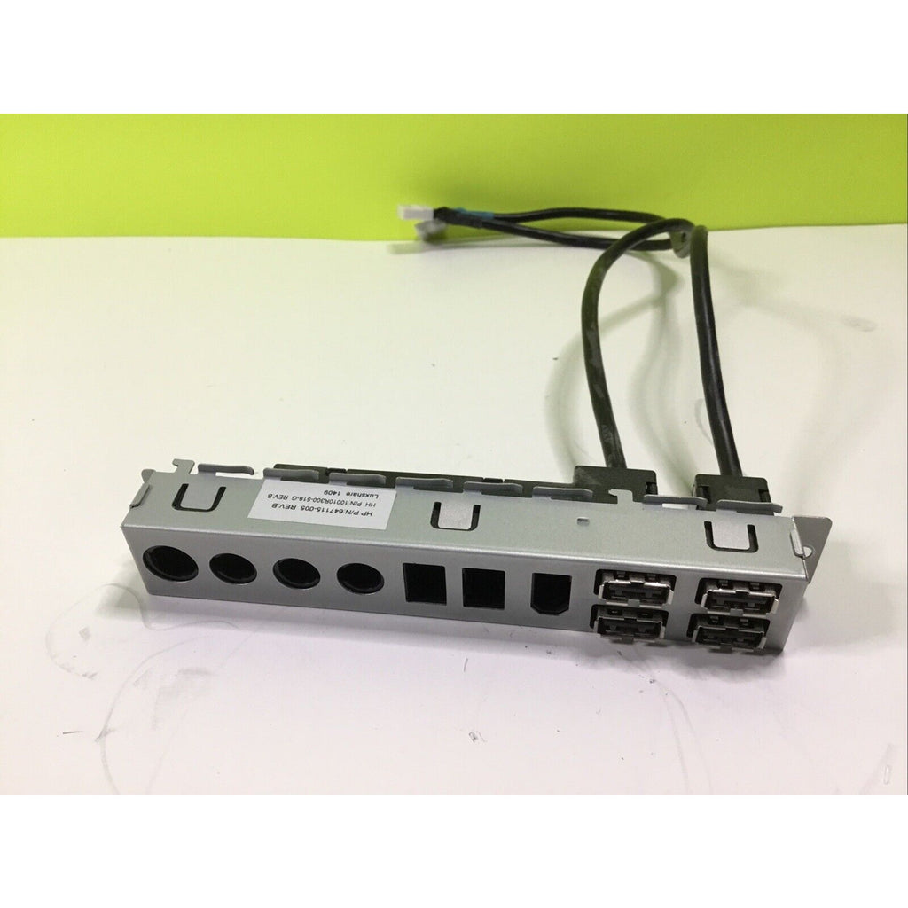 HP Front USB 2 Ports with MB Cables 647115-005