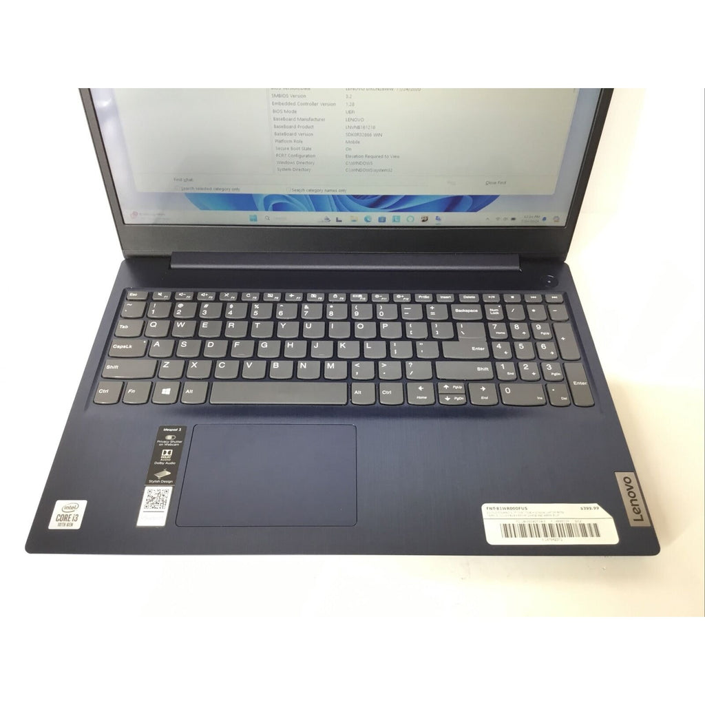 Lenovo IdeaPad 3 - i3-10110U, 8GB RAM, 240GB SSD (15IML05)
